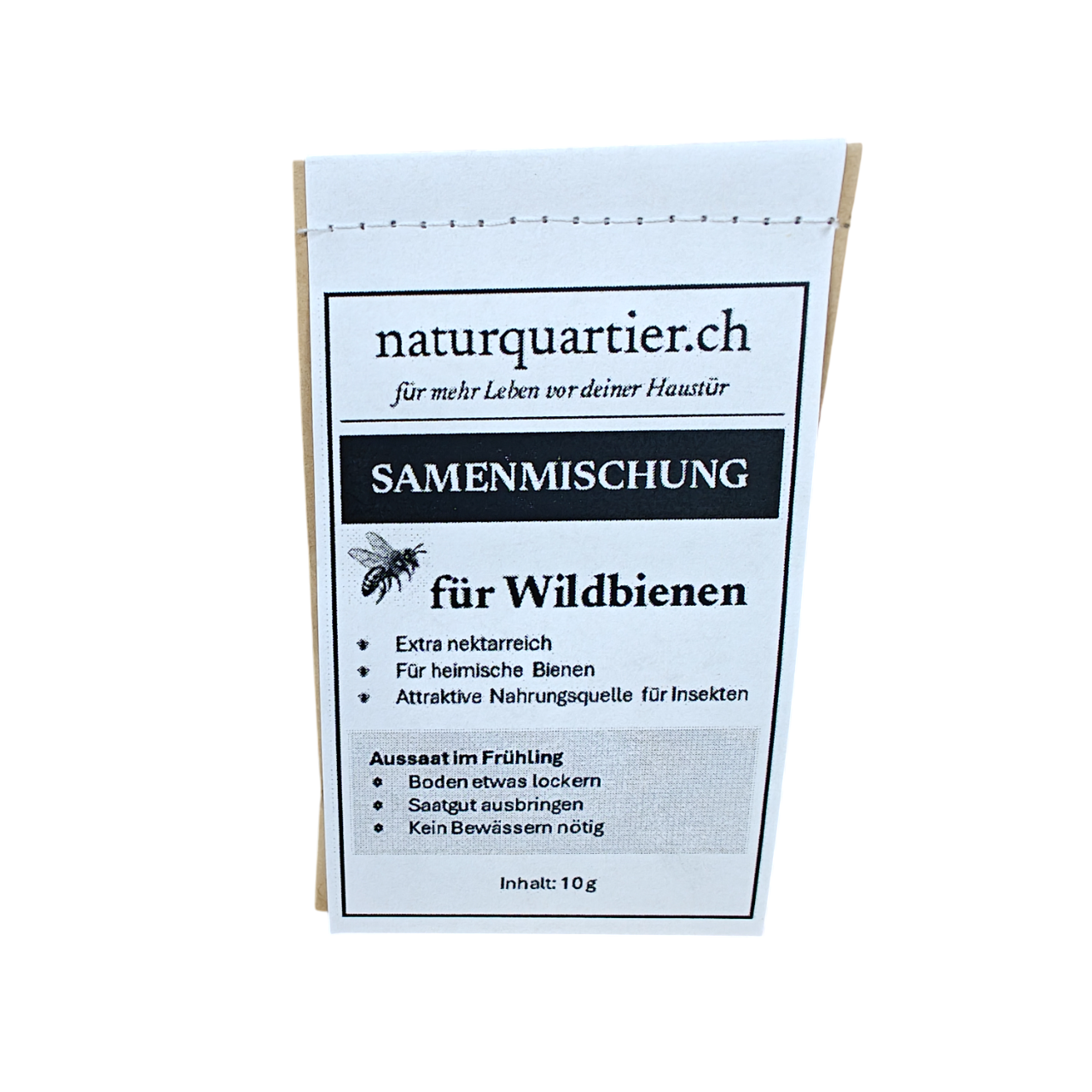 Samenmischung für Wildbienen – 10 g – naturquartier.ch